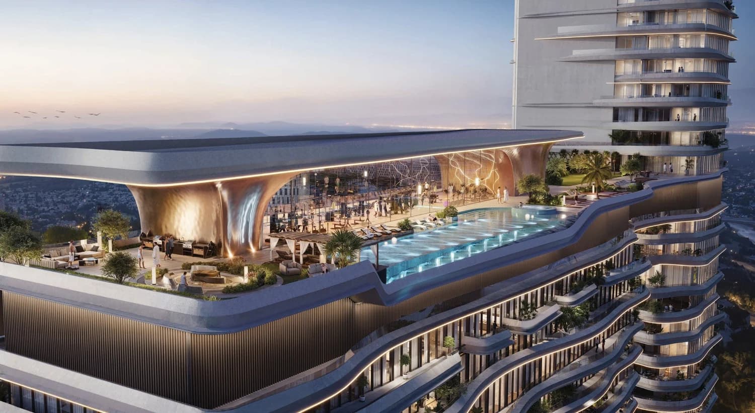 Versace Ceramics Elevates JVC's One Sky Park with Luxurious Design Collaboration